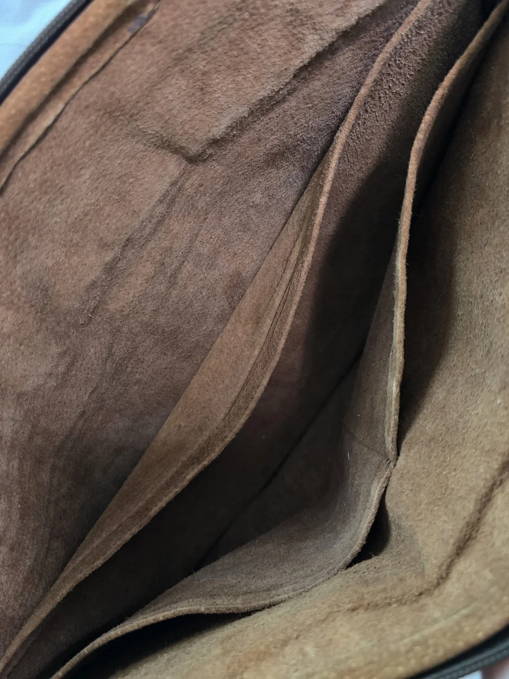 Brown Leather Laptop Sleeve for Men - Slim Protective Case